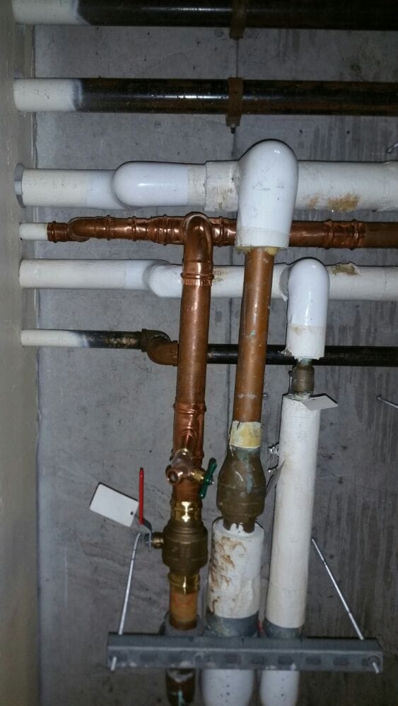 2 copper pipe repair