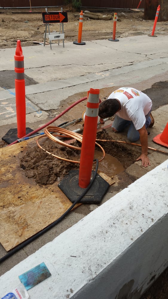 Replacing Water Main Line