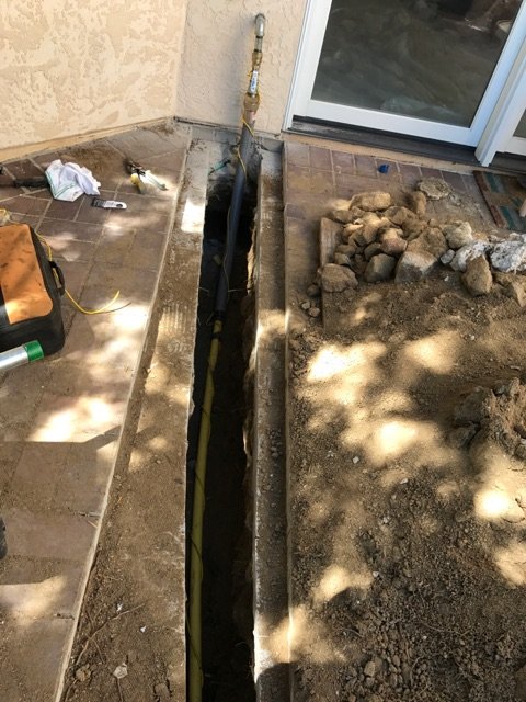 Gas line replacement 4